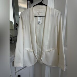 H&M Lighweight light ivory Blazer